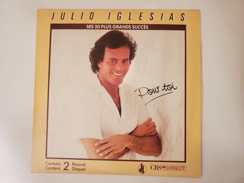 Julio Iglesias Ses 20 Plus Grands Succ?s (Pour toi) vinyl record